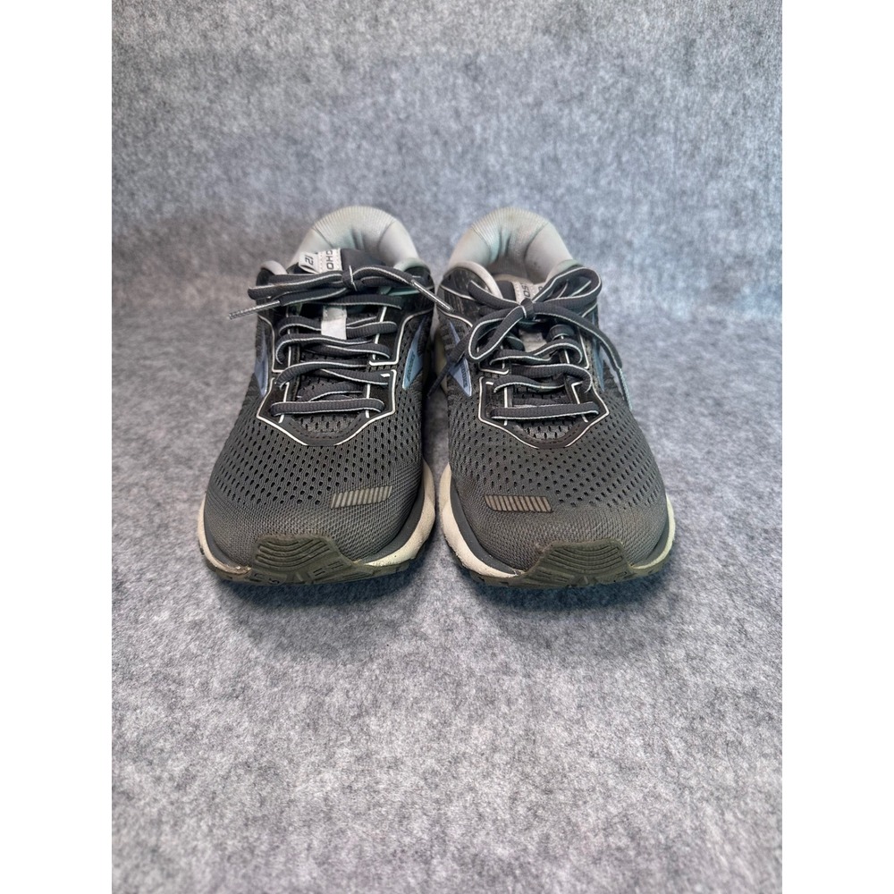Brooks Ghost 12 Womens Running Shoes Gray Mesh Low Top Sneakers 1203051B007